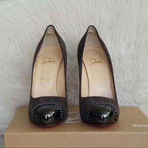 Christian Louboutin METALIPP 120 SUEDE ROYAL Pumps